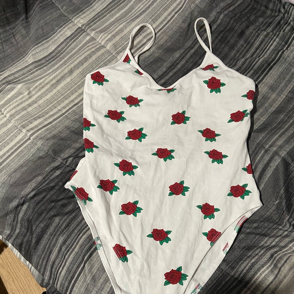 forever 11 rose tank bodysuit